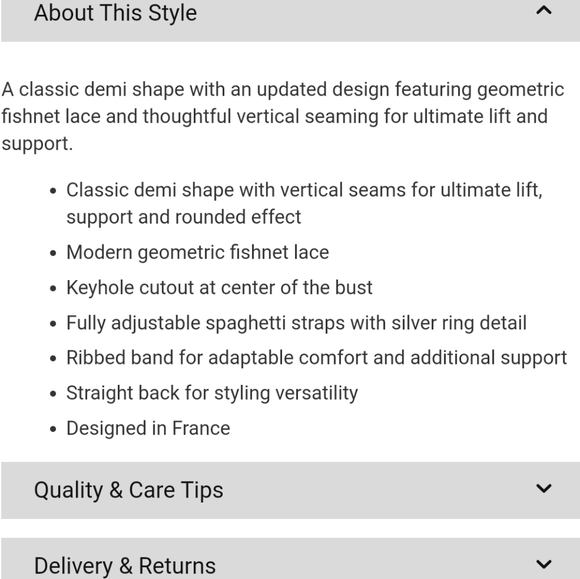 🆕🌿CHANTELLE LACE BRA🌿 - Picture 3 of 7